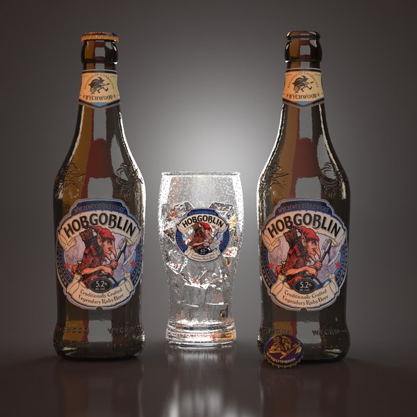 ホブゴブリンレギュラービールWychwood Brewery3Dモデル - TurboSquid