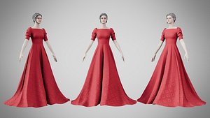 Dress 50 Old Brick 3D model