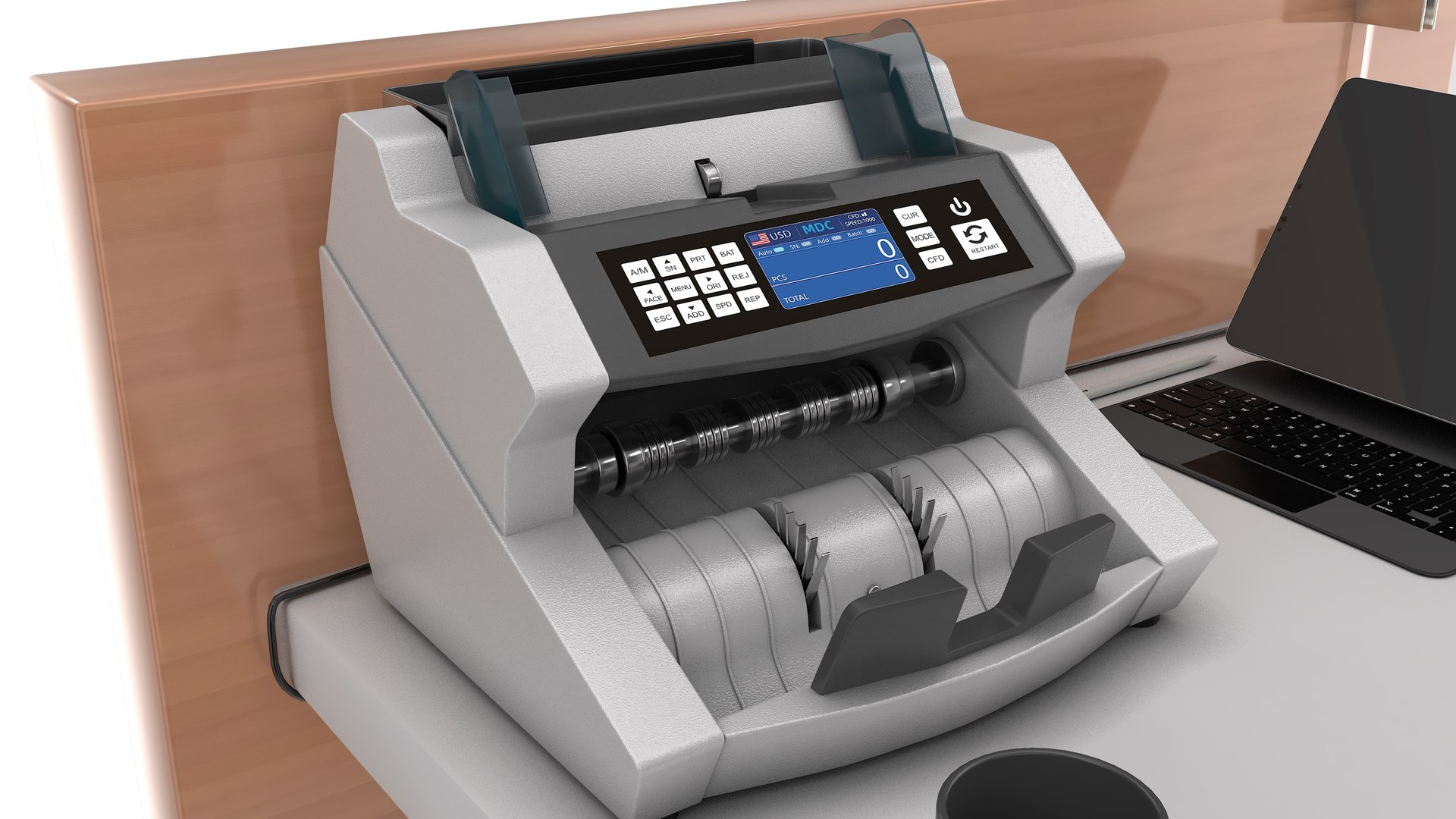 3D Bank Counter - TurboSquid 2282739