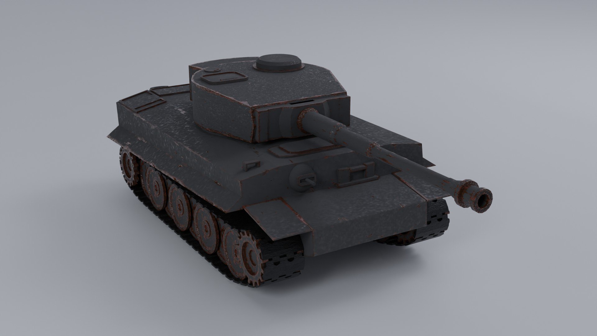3D Tiger TANK TurboSquid 2063962