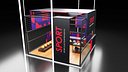 Modern Sports Exhibition Stand Fair Booth