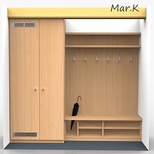 vestibule hatrack 3d model