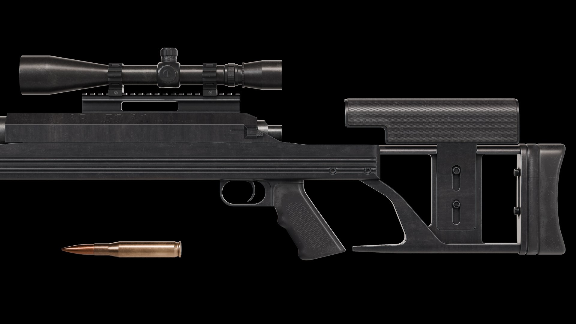 ArmaLite AR50 bolt action rifle model https://p.turbosquid.com/ts-thumb/DB/ivtqWm/QL/prev0006/png/1775821690/1920x1080/fit_q87/b8855b4ff39a25572c5582762ea768a7bbeb599a/prev0006.jpg
