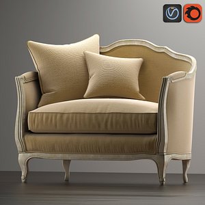 sofa mini ondine salon 3d max