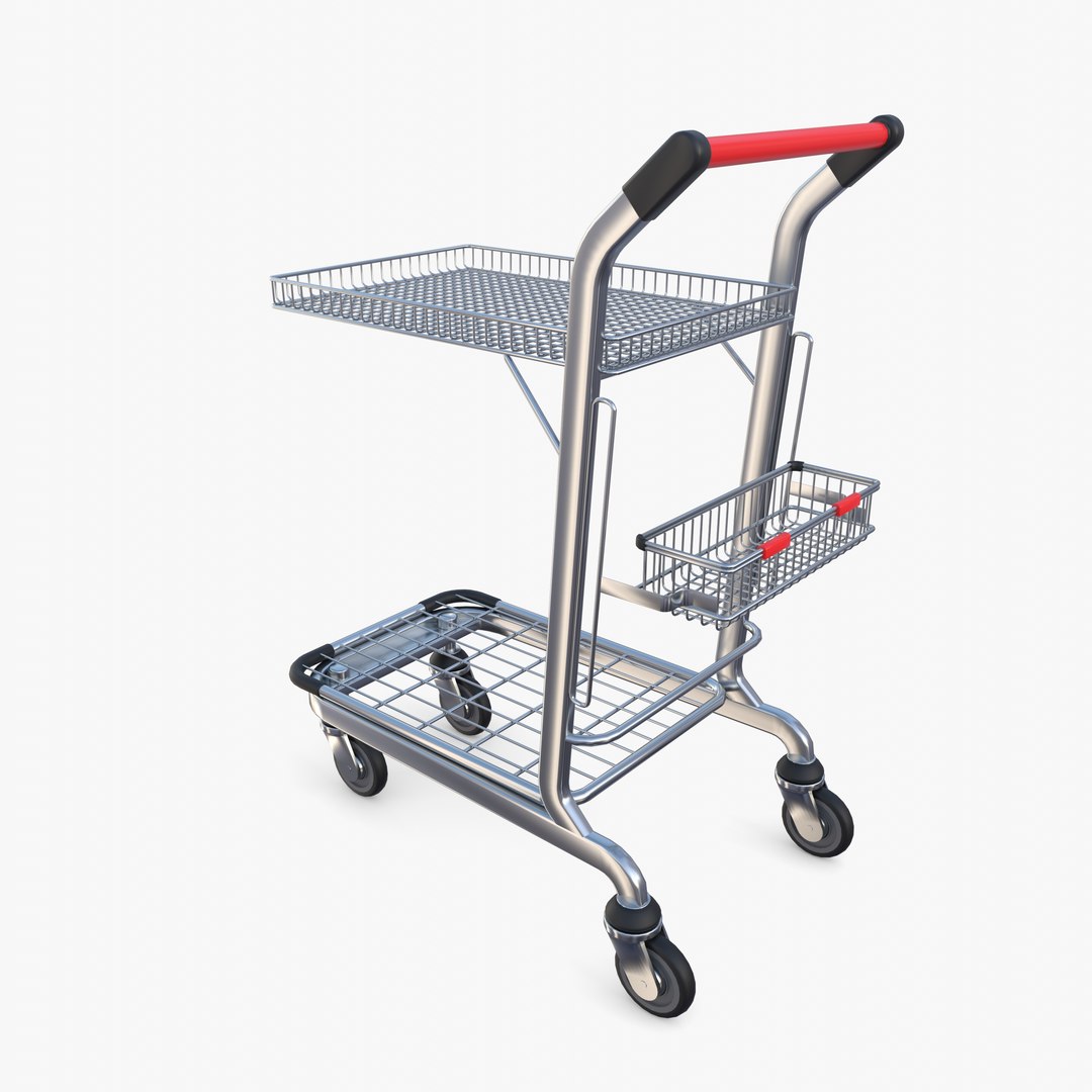3D Model Shopping Cart V10 - TurboSquid 2058562