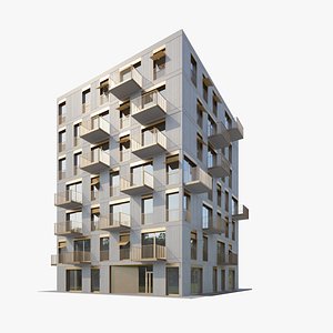 Apartment House 019 3D model