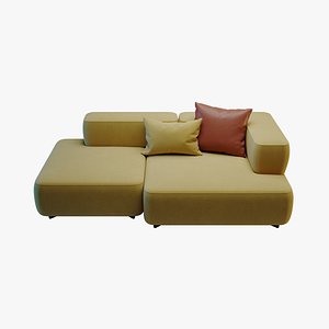 Alphabet 2 Seater Sofa by Fritz Hansen
