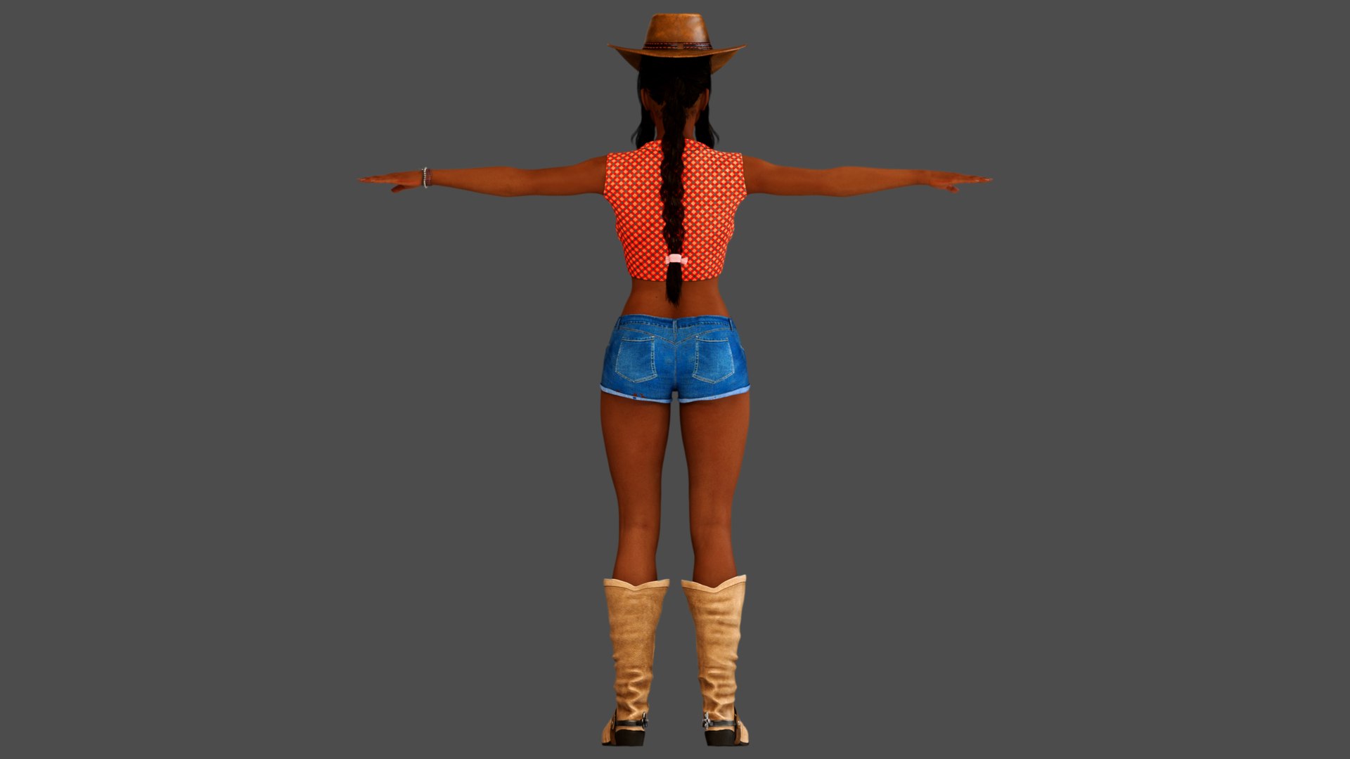 3D model African American Cowgirl https://p.turbosquid.com/ts-thumb/DB/wyXmMq/AD/3_00000/jpg/1718567126/1920x1080/fit_q87/424fa7f190453c46147af7113a46f2237ffb2e11/3_00000.jpg