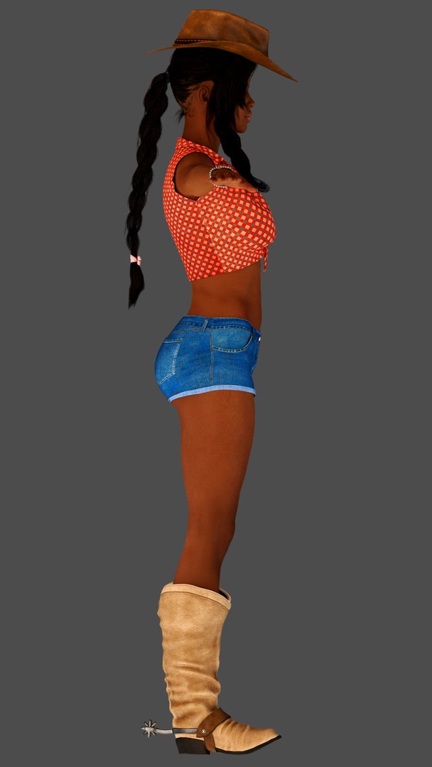 3D model African American Cowgirl https://p.turbosquid.com/ts-thumb/DB/wyXmMq/db/4_00000/jpg/1718567127/1920x1080/fit_q87/1c783cd675d6067cb09e677c6f1a6a47030a5e25/4_00000.jpg