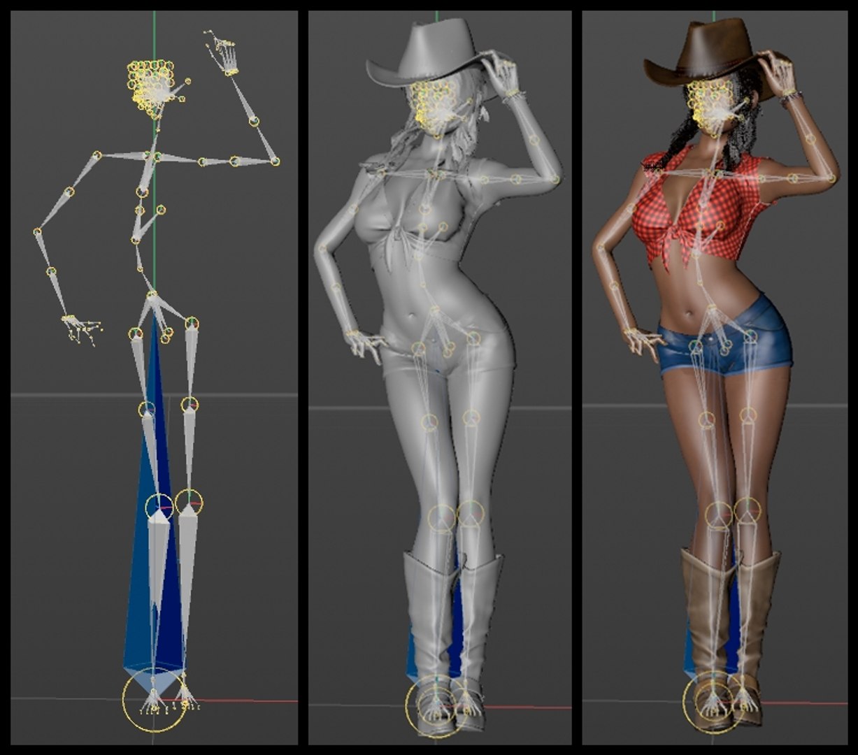 3D model African American Cowgirl https://p.turbosquid.com/ts-thumb/DB/wyXmMq/nH/r3horz/jpg/1718568027/1920x1080/fit_q87/0878f8c35aef82f7586cec9c4b8bfdb6bbb0d547/r3horz.jpg