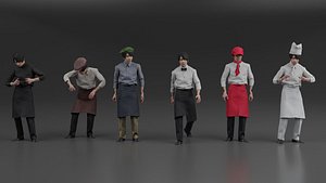 Animated 3D-chef 145 Kei F06