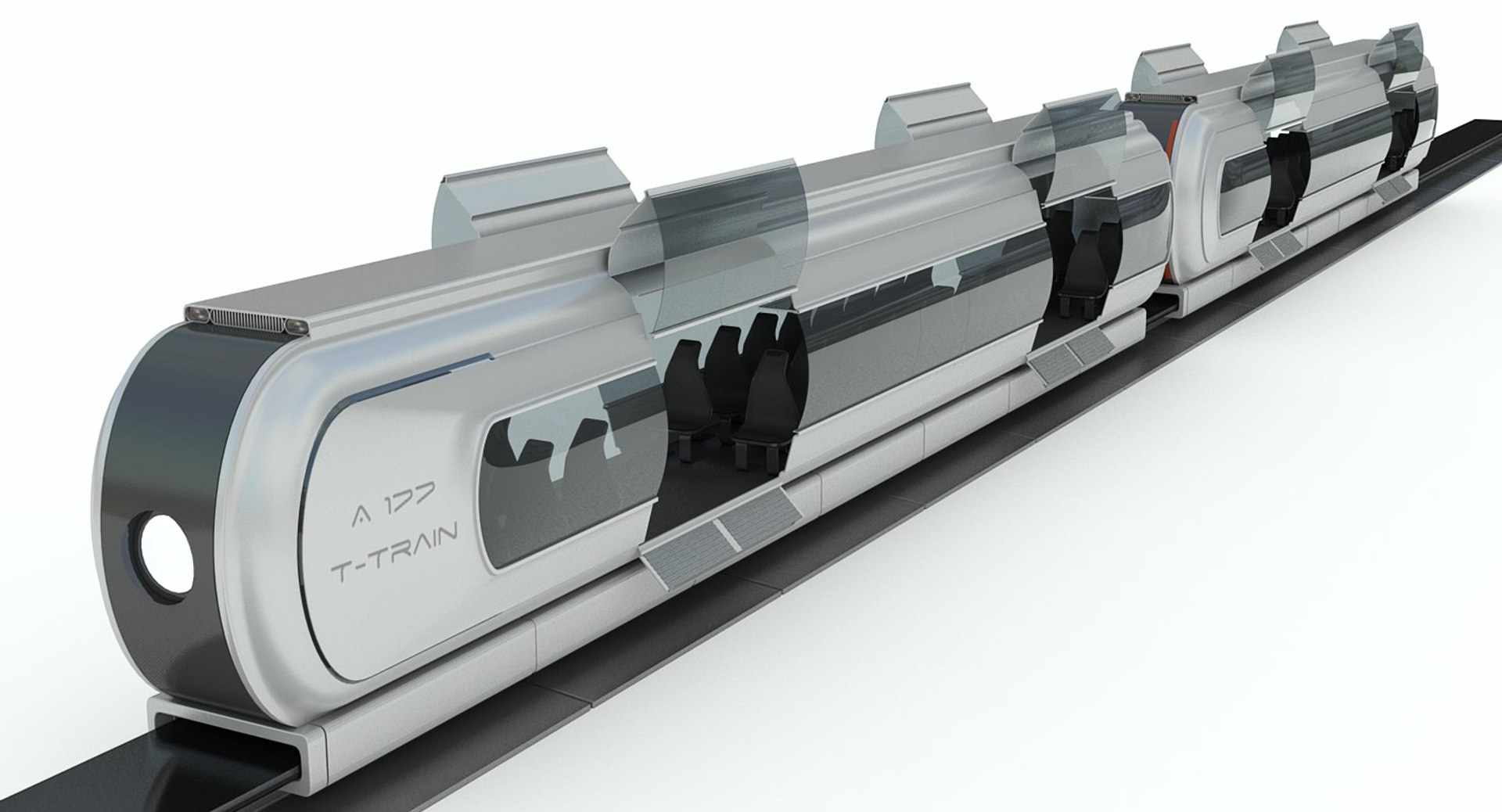3d Train Concept - T-train