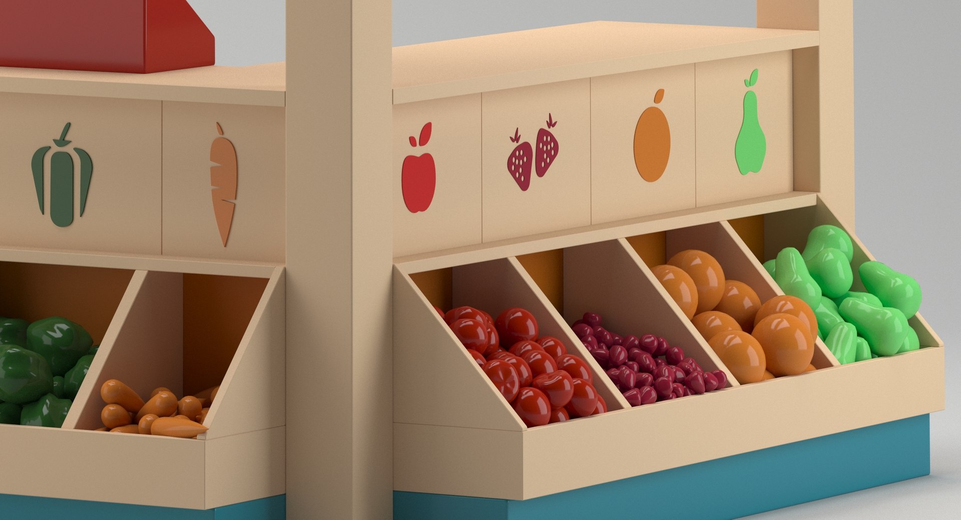 Toy Farmers Market Model TurboSquid 1499176