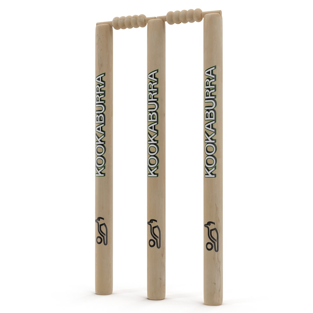 Cricket Wicket Kookaburra 3D Model 3D model preview