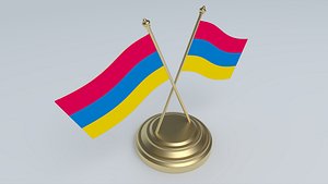 Flag of Armenia 3D Model