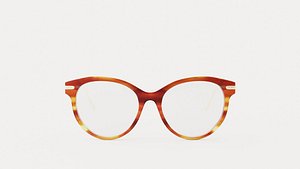 3D EOE EYEWEAR - Fredrika 53 Honey Glasses model