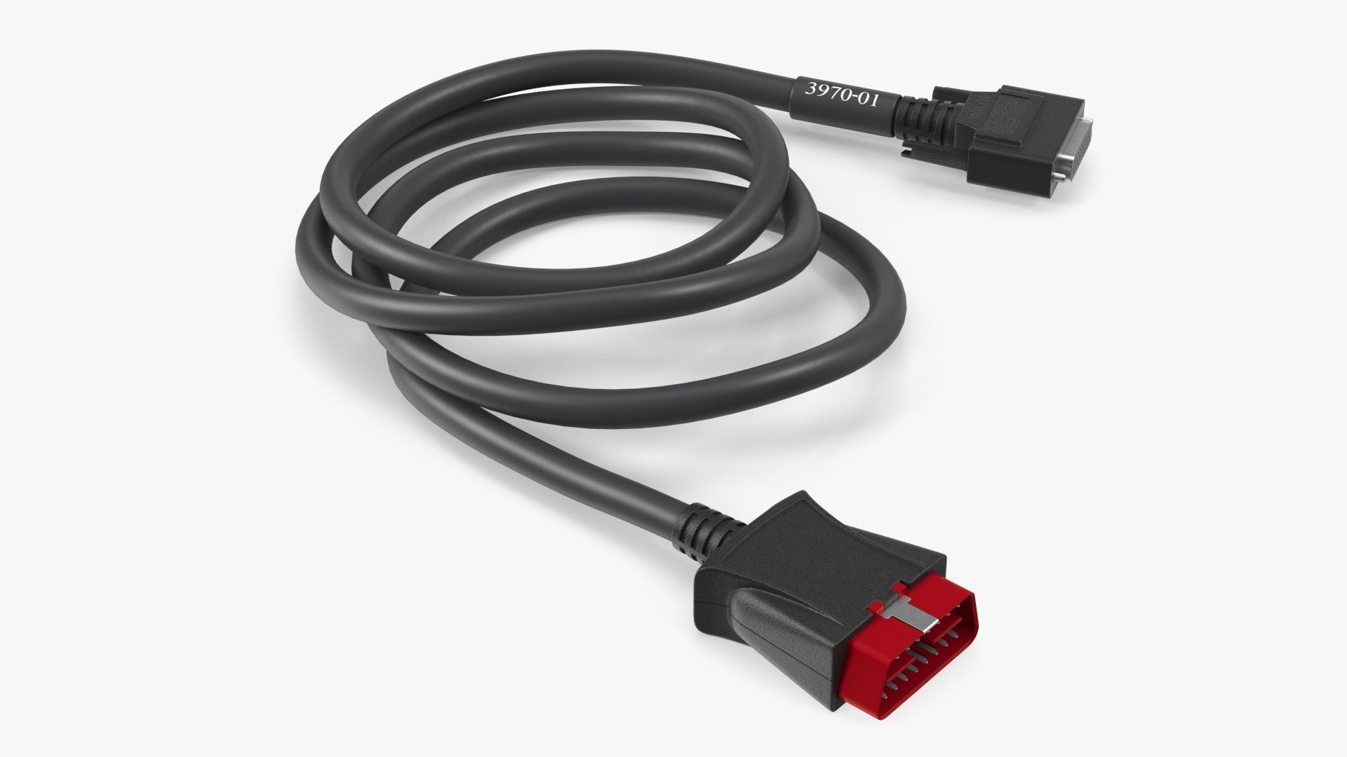 Bosch ADS 625 OBD II Cable 3D model preview