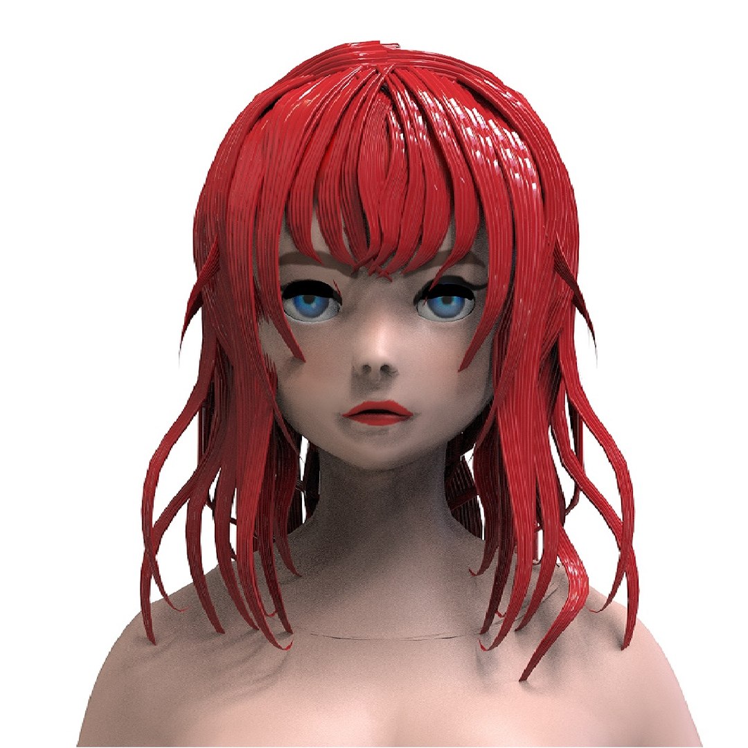 3d Anime Girl Turbosquid 1378492 7674