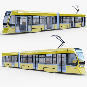 3D model tram stadler