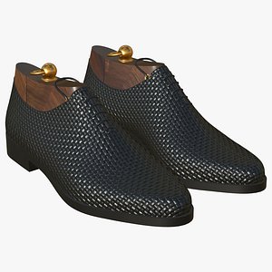 Realistic Leather Oxford Black
