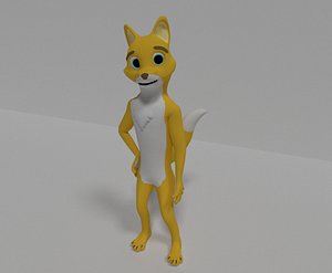 Anthro Fox Character Model