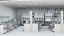 3D scientific laboratory lab model