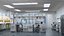 3D scientific laboratory lab model