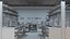 3D scientific laboratory lab model