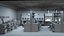 3D scientific laboratory lab model