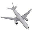Boeing 777-200 Generic Rigged 3D Model