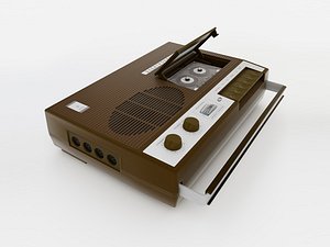 record player 3D model