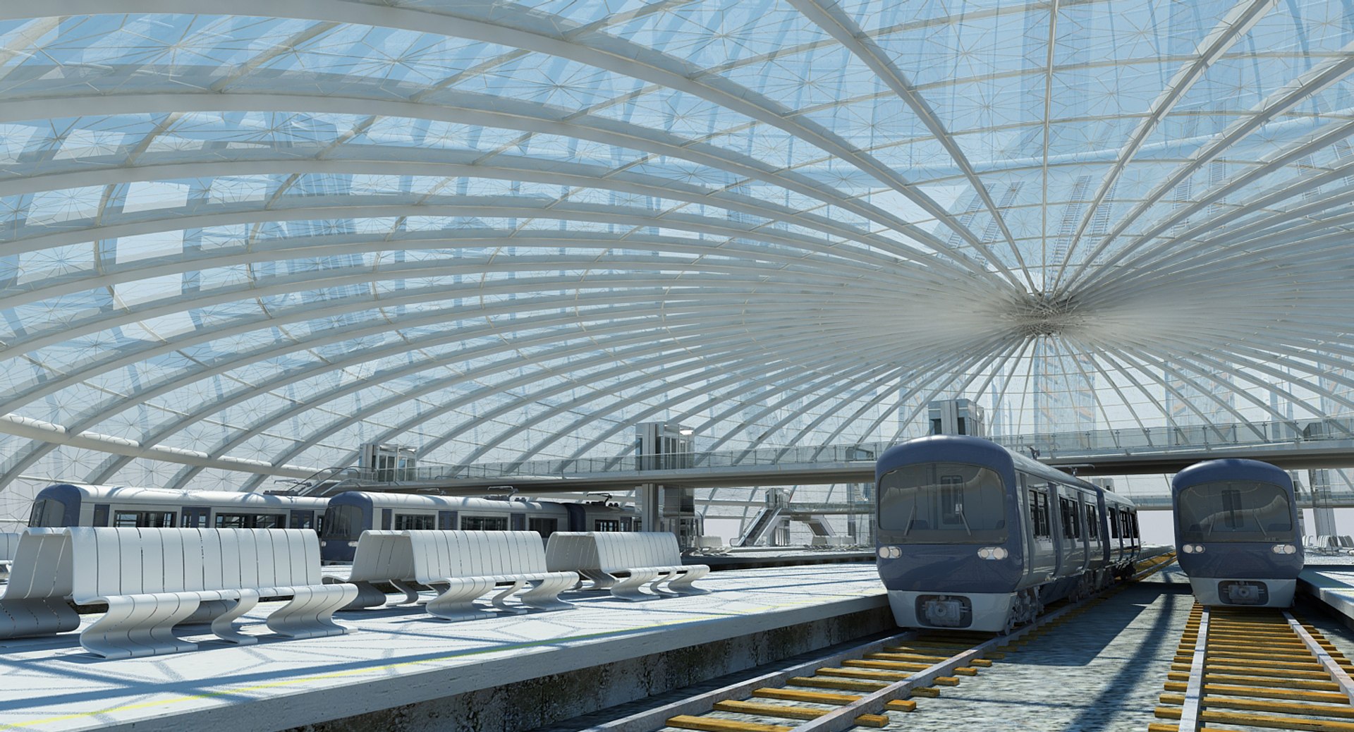 3d Train Station 2