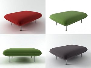 alcove ottoman 3D