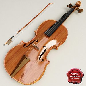 violin modelled max