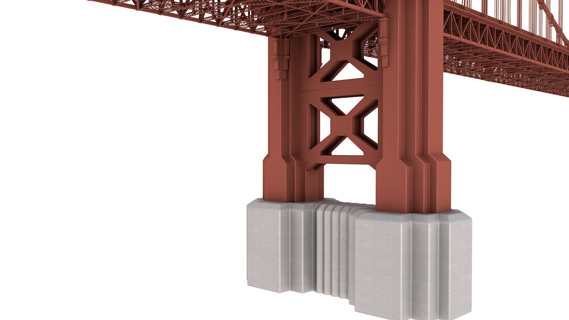 3D Golden Gate Bridge - TurboSquid 1854042