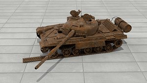 T72 wreck MODO17
