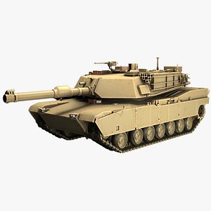 Tank M1A1 3D model