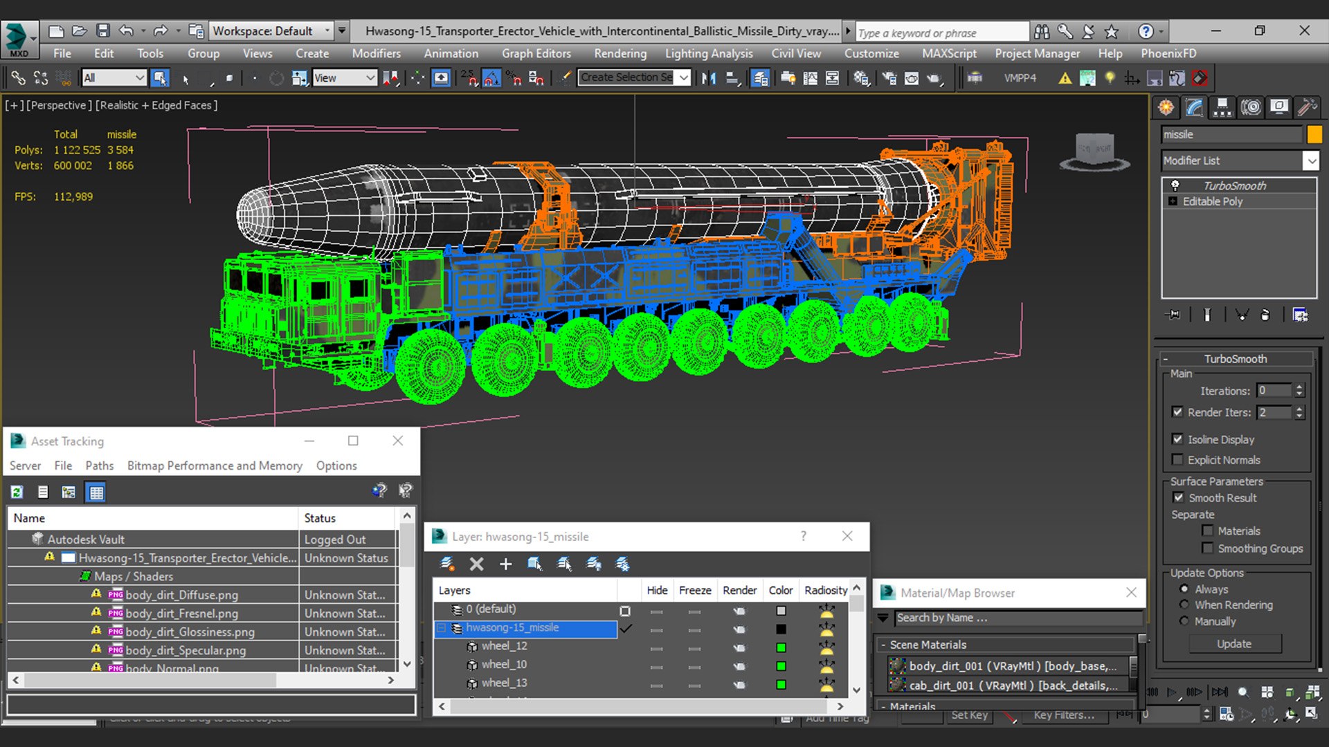 transporter erector vehicle hwasong-15 3D model https://p.turbosquid.com/ts-thumb/DC/hAB3TF/ZbPkZxgj/hwasong15transportererectorvehiclewithintercontinentalballisticmissiledirty3dmodel032/jpg/1584464247/1920x1080/fit_q87/c879e6bf24f24bc05f052055767ae44d61c17cd3/hwasong15transportererectorvehiclewithintercontinentalballisticmissiledirty3dmodel032.jpg