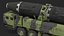 Hwasong-15 Transporter Erector Vehicle with Intercontinental Ballistic Missile Dirty