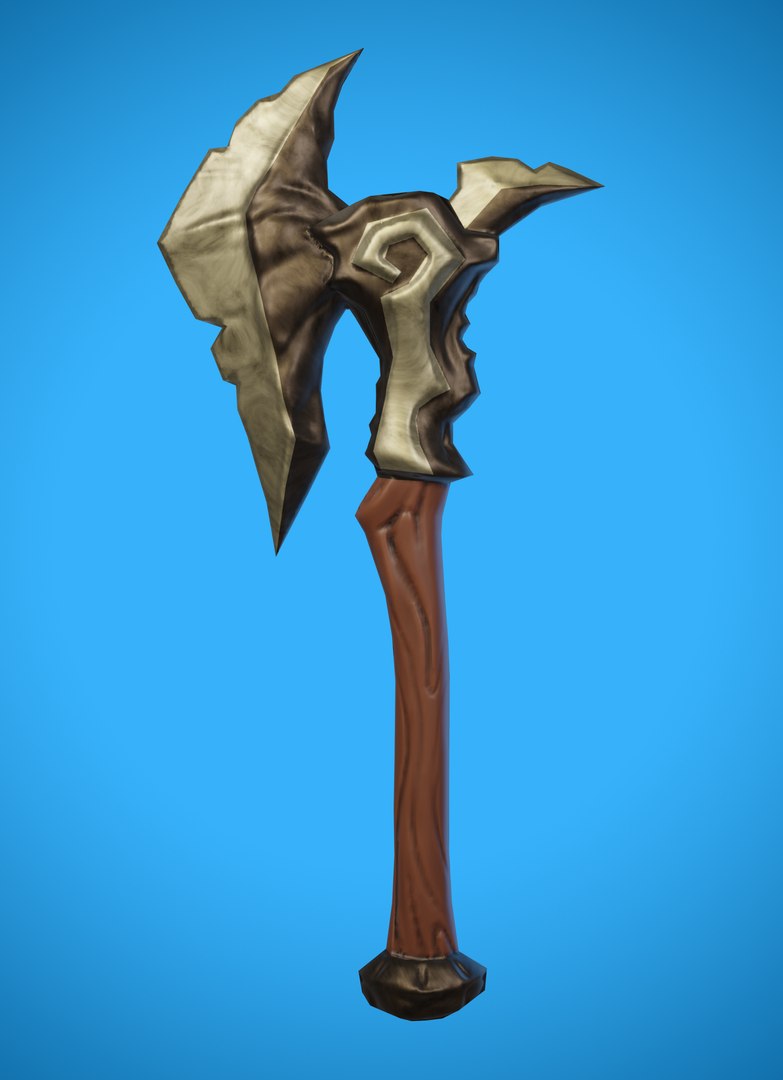 3D Stylized Axe Weapon Low Poly Game Ready 1k Tris https://p.turbosquid.com/ts-thumb/DC/lPUAI3/eZ/axe2/png/1673642195/1920x1080/fit_q87/c9ac45c2f287fb691abcb0a92bf75021cceb072b/axe2.jpg