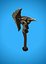 Ascia stilizzata Arma Low Poly Game Ready 1k Tris