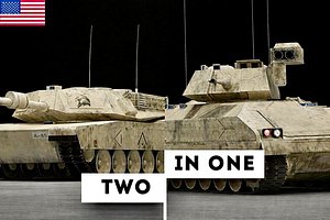 Low Poly Abrams and Bradley Game Ready Pack Low-poly 3D model