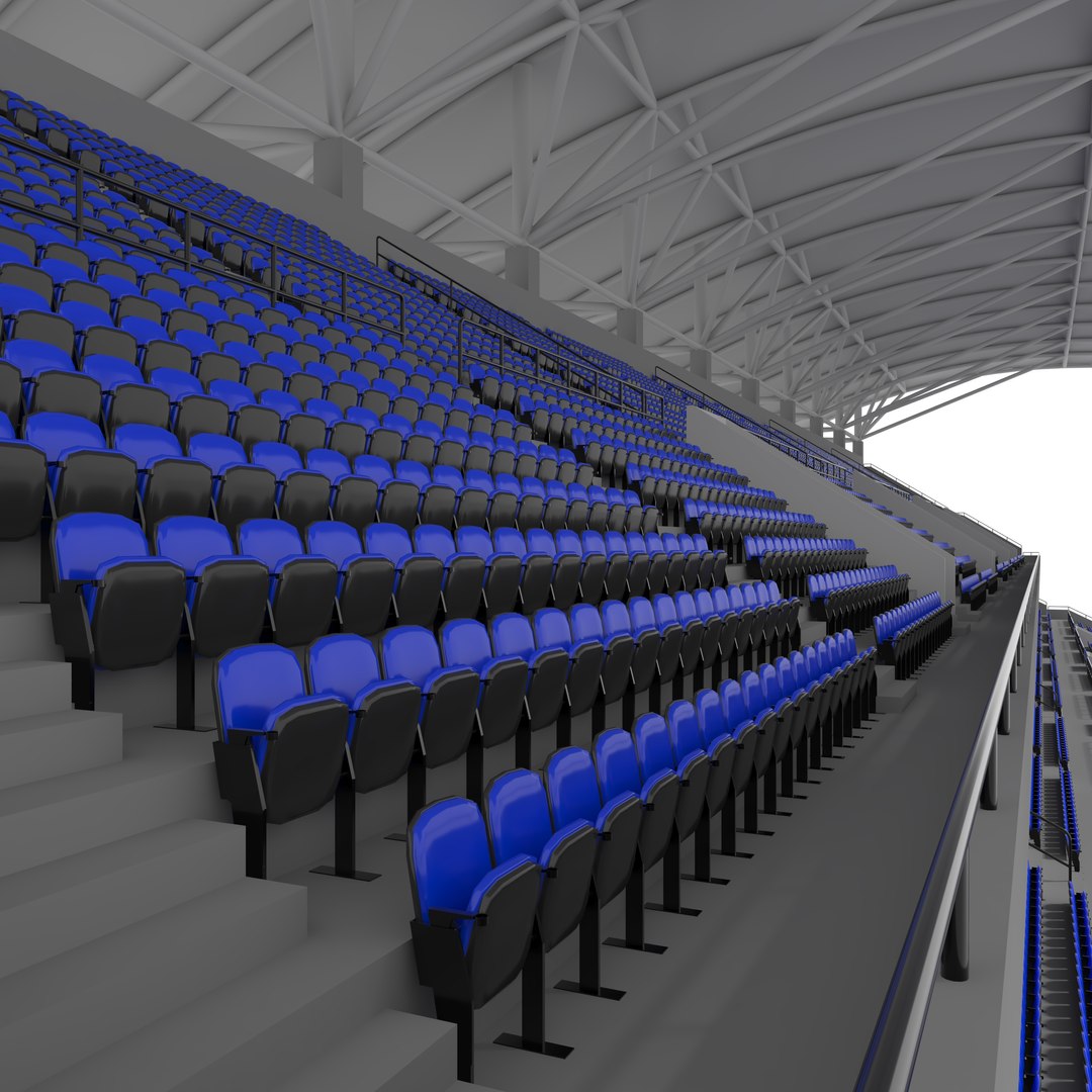 3D Stadium Tribune 11 - TurboSquid 2397488