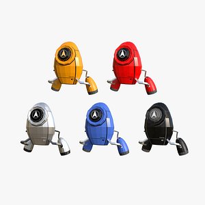 3D model 05 Jetpack Low Poly I Collection - SciFi Character Design