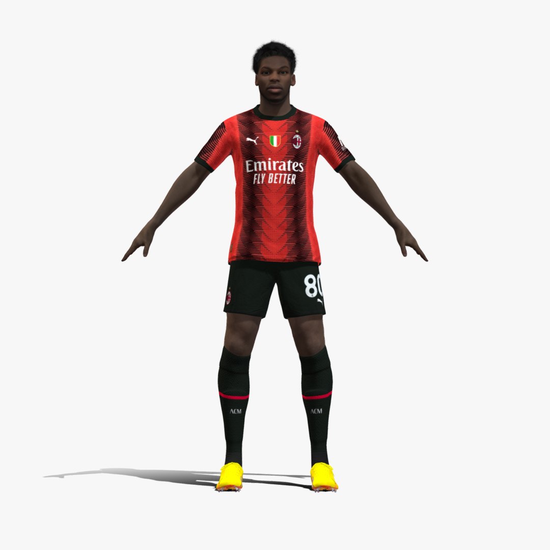 3D Rigged Yunus Musah AC Milan 2024 3D Model - TurboSquid 2235426