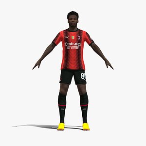 3D Rigged Yunus Musah AC Milan 2024