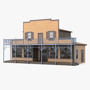 3D Old Western House