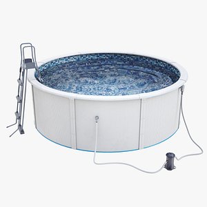 3D lightwave waterpool water pump model