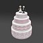 3d model wedding cake