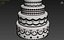 3d model wedding cake